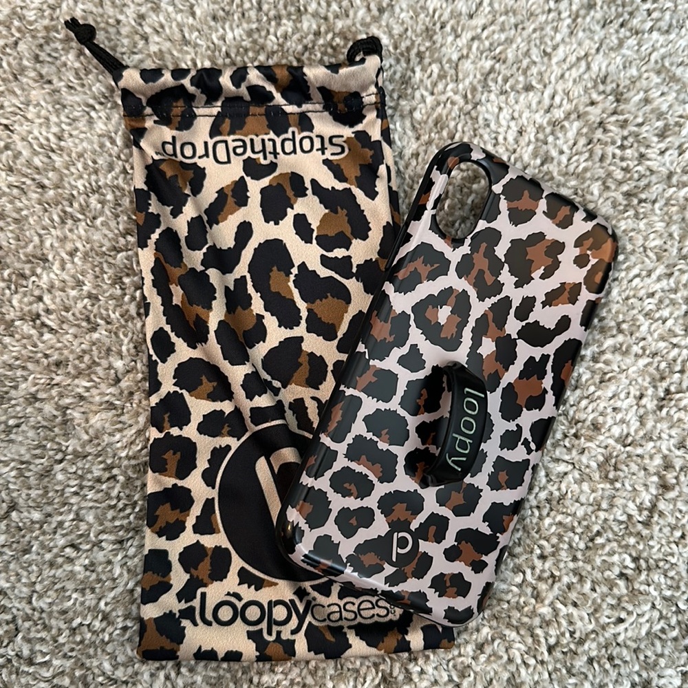Leopard Iphone X/XS Loopy Case Righty